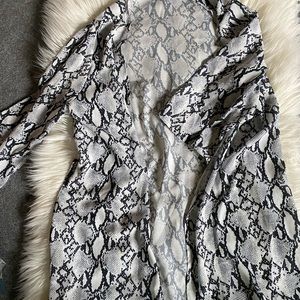 Snake Print kimono